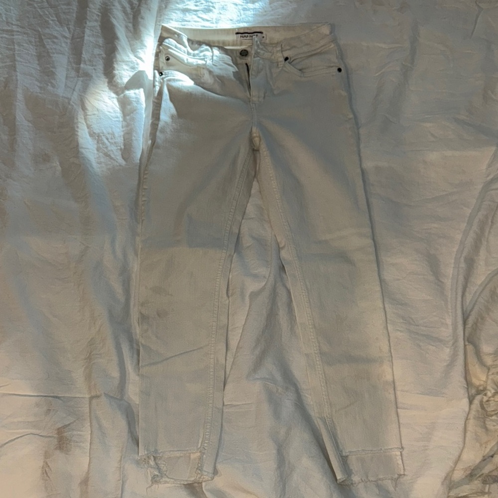 NAF NAF Blue Ankle Cropped Jeans